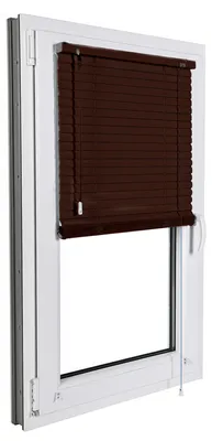 Produktbild von SONELLO Aluminium Jalousie 60cm x 100cm Braun Alu Jalousie Klemmfix ohne Bohren Sichtschutz Blendschutz Lichtschutz Sonnenschutz für Fenster und Türen
