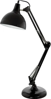 Produktbild von Eglo Büroleuchte BORGILLIO schwarz, E27 max. 1X60W