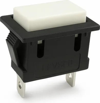 Produktbild von TASTER OFF/ON  1-polig (2Pin) 6 A, 250 V, Einbau 19.5 x12mm Taster rastet nicht