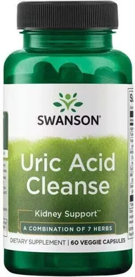 Image de Purificateur d'acide urique 60 gélules végétales Swanson Health Products