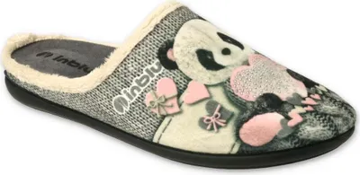 Produktbild von Hausschuhe Inblu 155D209 grau mit Panda