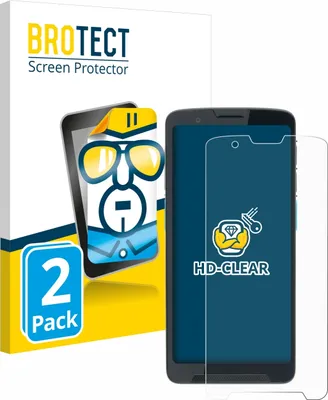 Produktbild von 2x Für Unitech EA660 Schutzfolie BROTECT Displayschutz Display Schutz Folie Klar Transparent