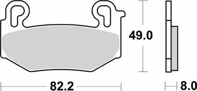 Zdjęcie produktu dla Klocki hamulcowe BREMBO Off-Road z spiekanego metalu – 07BB42SA