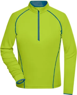 Produktbild von Langarm Funktionsshirt für Fitness und Sport bright-yellow/bright-blue, Gr. XL