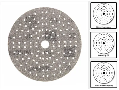Obrázek produktu pro Mirka IRIDIUM brusné kotouče Grip 150mm K60, 50ks ( 246CH05060 )