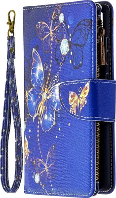 Produktbild von Mobigear Design  Samsung Galaxy S20 FE Hülle Klapphülle Geldbörse - Schmetterling
