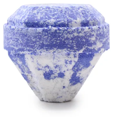 Imagen del producto de Bomba de Baño de Piedras Preciosas - Blanca y Azul