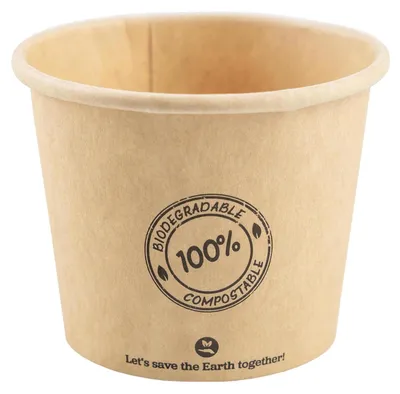 Produktbild von 500x Dressingbecher aus Karton 80ml Ø62mm