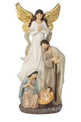 Dieses Bild zeigt eine Darstellung der Heiligen Familie bestehend aus Maria, Josef und dem Jesuskind