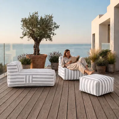 Produktbild von MUFFO Gartenlounge-Set SOFT SET 2 Grau