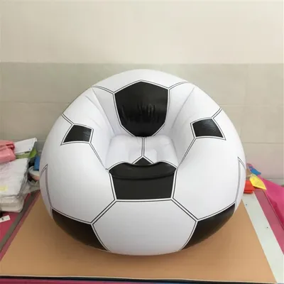 Produktbild von Fußball Luftsessel Sofa Fussball Aufblasbarer PVC Sitzsack Sessel für Nickerchen