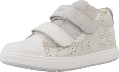Produktbild von GEOX Mädchen Sneaker Modell B BIGLIA GIRL Weiß mit atmungsaktiver Sohle