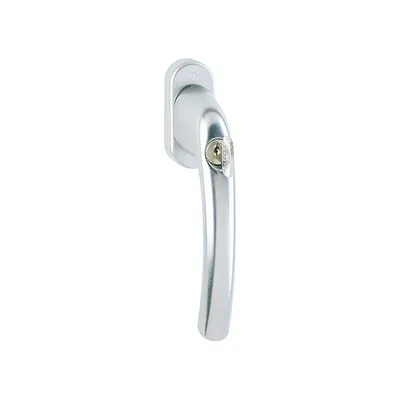 Produktbild von Hoppe Tokyo Fenstergriff abschließbar F1 Aluminium Natur, 0710S/U26, 7 - 32 mm Vierkant