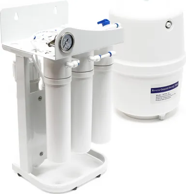 Produktbild von Naturewater NW-RO50-G1 5-stupňová reverzná osmóza 180 l/deň s rámom a indikátorom tlaku, RO osmóza na čistú pitnú vodu