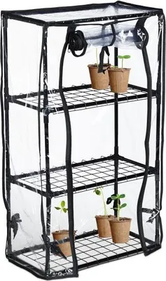 Obrázek produktu pro Skleník se 3 policemi na balkon