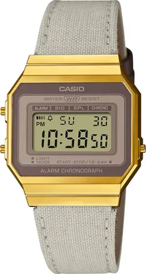 Image de Casio Vintage Montre numérique A700WEGL-7AEF Bracelet textile