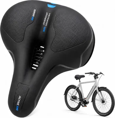 Image de Selle de vélo confortable avec coussinets absorbant les chocs