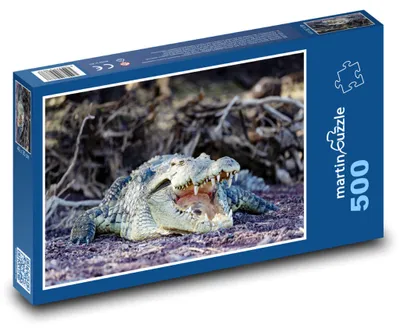 Obrázek produktu pro Puzzle 500 Krokodýl v divočině - martinpuzzle