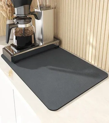 Produktbild von Kaffee-Absorptionsmatte 40x50 cm schwarz für Küche