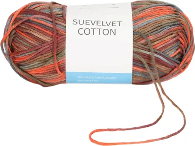 Produktbild von Häkelgarn farbenfrohe Baumwolle 8 Strähnen rot weich bequem mitteldicke Stricken für Kunsthandwerk