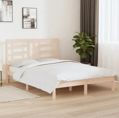 Zdjęcie produktu dla Maison Exclusive - Rama łóżka bez materaca, 160x200 cm, lite drewno sosnowe