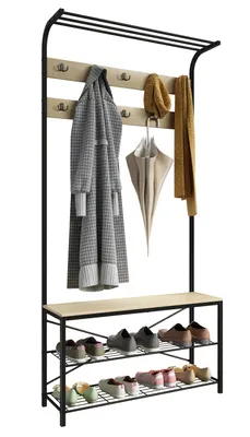 Produktbild von Garderobe Sitzbank Schuhregal Taliro