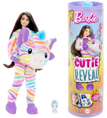 Obrázek produktu pro Barbie Cutie Reveal HRK39, Módní panenka, Ženy, 3 rok/roky, Dívka, 303 mm, Vícebarevný