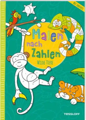 Produktbild von Malen nach Zahlen. Wilde Tiere