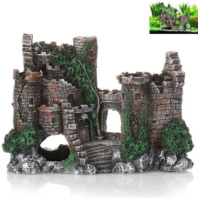 Image de Ornement de château médiéval - 19 x 9 x 14 cm