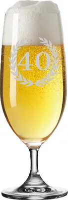 Produktbild von Luxentu Biertulpe Pilsglas 360 ml - 40. Jubiläum