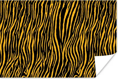 Produktbild von MuchoWow® Poster Tigerdruck - Tiere - Orange 30x20 cm - Plakate - Print