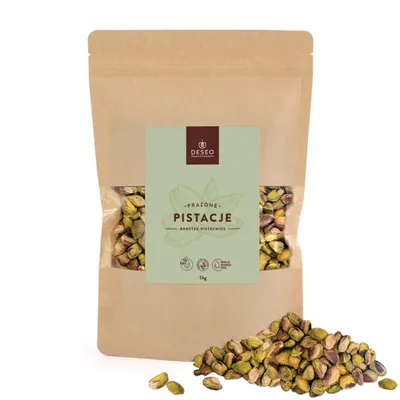 Zdjęcie produktu dla Pistacje prażone 1kg DESEO