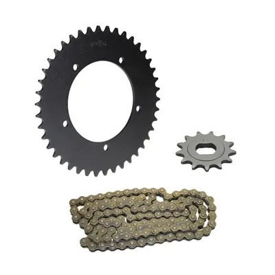Produktbild von Kettensatz 3-teilig schwarz 13/42 Zähne für Hercules MK 1 2 S (Alufelgen) / Supra 4 GP
