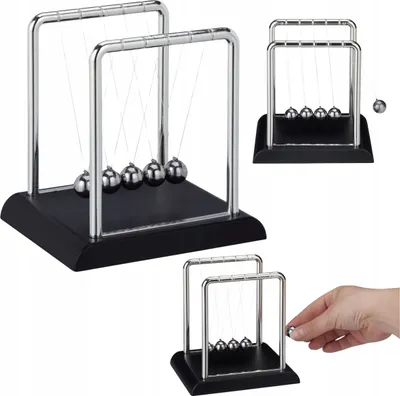 Produktbild von Elegantní Newtonovo kyvadlo - dekorace do kanceláře nebo domácího pracovního prostoru