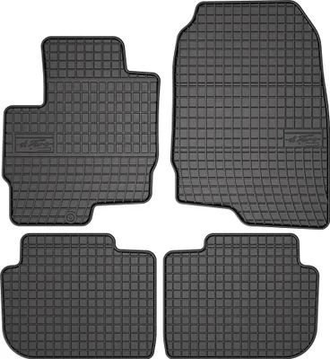 Imagen del producto de Alfombrillas de goma para Mitsubishi Colt VI 2008-2012 (hatchback) – juego de 4 piezas, negras, a medida