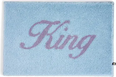 Produktbild von Rhomtuft Badteppich King eckig 80 x 160 cm Farbe air/amethyst