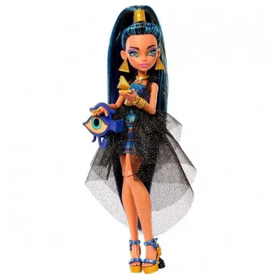 Produktbild von Mattel HNF70 - Monster High Monster Ball Puppe Cleo de Nile im Partykleid