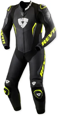 Obrázek produktu pro Motocyklová kožená kombinéza Revit Argon 3, celodílná, perforovaná, černá/neonově žlutá, velikost 52