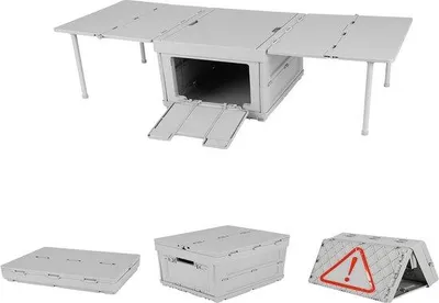 Image de Table pliante et peu encombrante Famanu, idéale pour le camping et polyvalente