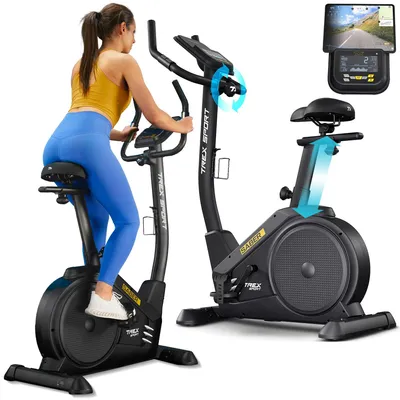 Produktbild von TREX SPORT Heimtrainer Fahrrad TX-750EB SABER | Elektromagnetisches Fitnessbike mit 32-stufigem Widerstand | 21 Programme, ergonomisch, bis 135 kg