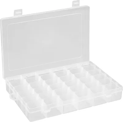 Image de boîte plastique baytronic avec 36 compartiments 275 x 175 x 45 mm (Bulk)