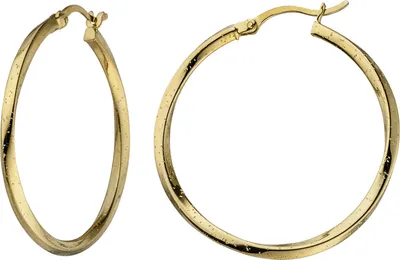 Produktbild von JOBO Creolen 925 Sterling Silber gold vergoldet Ohrringe