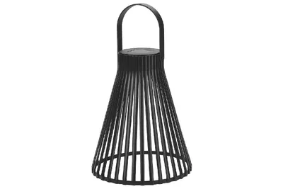 Obrázok produktu pre Solárny lampáš, čierny, 23 cm