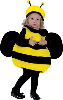 Produktbild von Bienen Kostüm mit Flügel für Kleinkinder