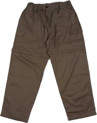 Produktbild von Übergrößen Zipp-off-Jeans Schlupf-Jeans Gummibund bequem Khaki 5XL