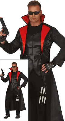 Productafbeelding van Spookjager kostuum, Mysterieus agentschap, Avontuur, Halloween, Schaduwwereld, Jurk, Maat: 52 - 54 (L), Kleur: Zwart