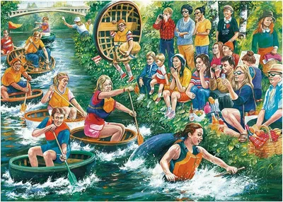 Produktbild von FALCON Puzzle Coracle Regatta 1000 Teile