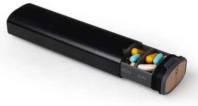 Produktbild von 7-Tage-Pillendose, täglicher 7-Tage-Pillenorganizer für Vitamine, Medikamente und Nahrungsergänzungsmittel