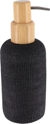 Produktbild von TENDANCE | Lotionspender - Seifenspender - 340 ml - schwarz - aus Polymerharz - Flüssigseifenspender - Pumpspender