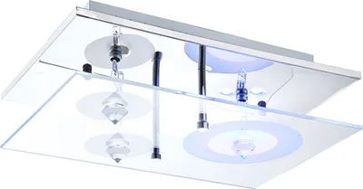 Produktbild von Deckenleuchte mit RGB LED Farbwechsler und Fernbedienung